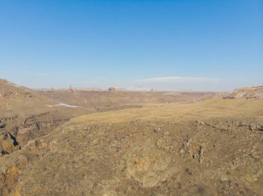 An / Kars harabelerinin hava görüntüsü