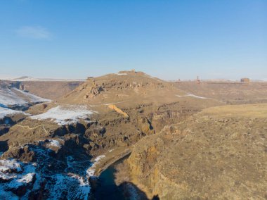 An / Kars harabelerinin hava görüntüsü