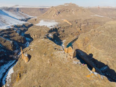An / Kars harabelerinin hava görüntüsü