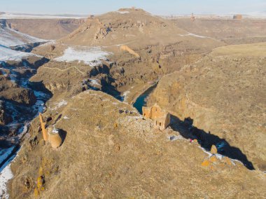 An / Kars harabelerinin hava görüntüsü