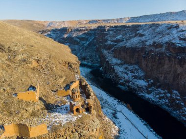 An / Kars harabelerinin hava görüntüsü