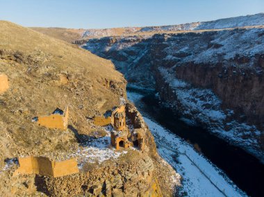 An / Kars harabelerinin hava görüntüsü