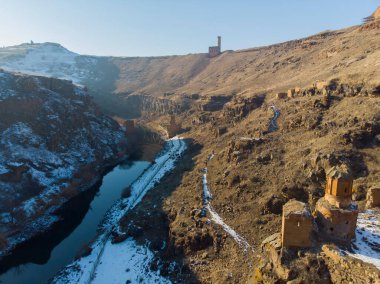 An / Kars harabelerinin hava görüntüsü