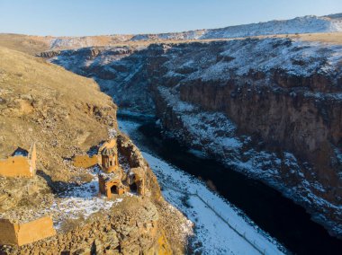 An / Kars harabelerinin hava görüntüsü