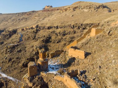 An / Kars harabelerinin hava görüntüsü