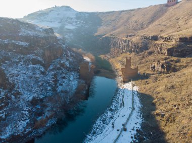 An / Kars harabelerinin hava görüntüsü