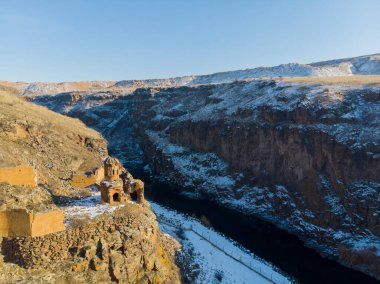 An / Kars harabelerinin hava görüntüsü