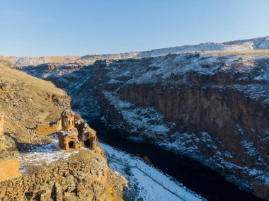 An / Kars harabelerinin hava görüntüsü