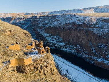 An / Kars harabelerinin hava görüntüsü