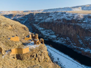 An / Kars harabelerinin hava görüntüsü