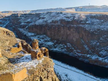 An / Kars harabelerinin hava görüntüsü