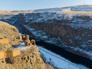 An / Kars harabelerinin hava görüntüsü