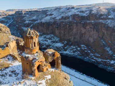 An / Kars harabelerinin hava görüntüsü