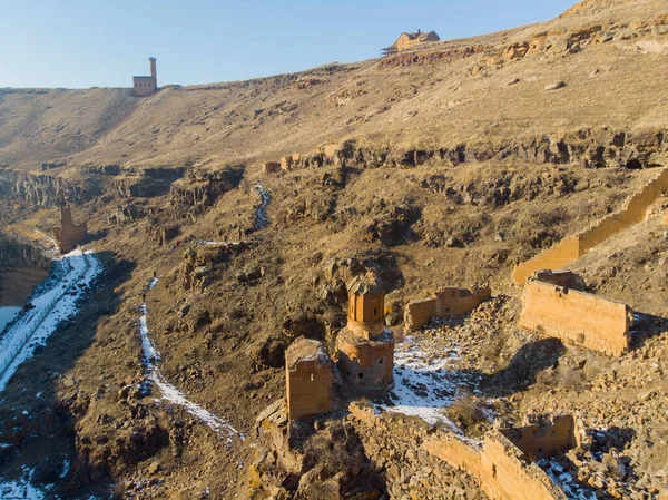 An / Kars harabelerinin hava görüntüsü