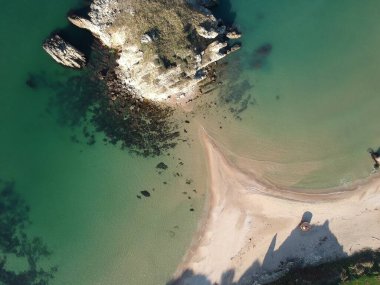 Akakese Halk Plajı, hava manzarası.