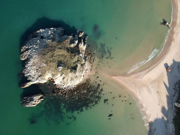 Akakese Halk Plajı, hava manzarası.