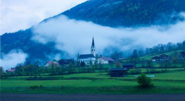 Avusturya Alpleri ve onun manzarası, doğa.