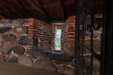 Solovetsky manastırının kale duvarının embriyosu.