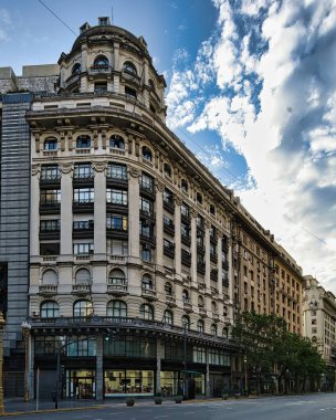 Historic classical buildings in downtown Buenos Aires, Argentina