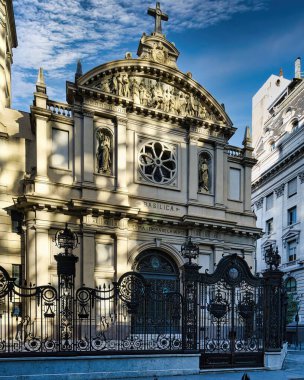 Buenos Aires şehir merkezindeki tarihi klasik binalar, Arjantin