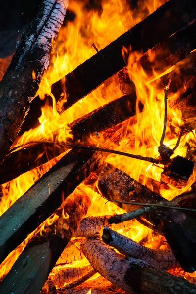 Burning Bonfire — Stock Photo, Image