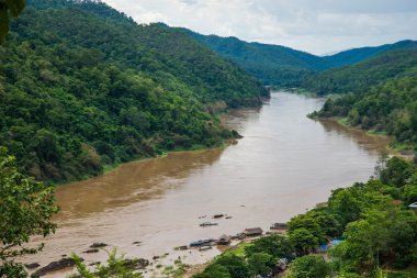 Salween nehir manzara