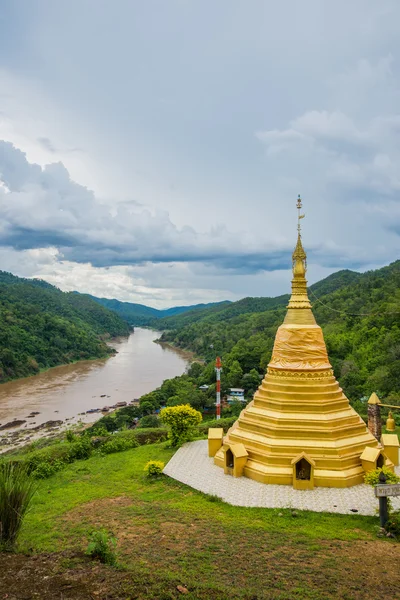 Pagoda Salween řeku — Stock fotografie