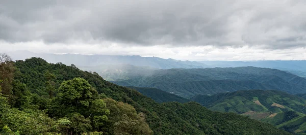 Hermosa Niebla Montaña —  Fotos de Stock