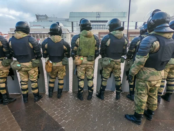 San Petersburgo, Rusia, 31 de enero de 2021. Protestas anticorrupción tras el arresto de Alexei Navalnys en el Palacio de Putins —  Fotos de Stock