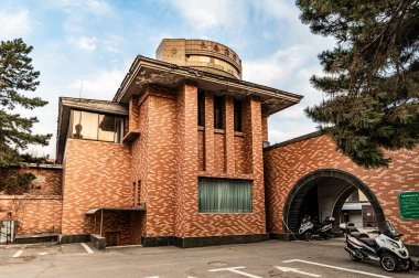 Manchukuo, Changchun, Çin 'deki Kukla Merkez Bankası Kulübü' nün tarihi binası.