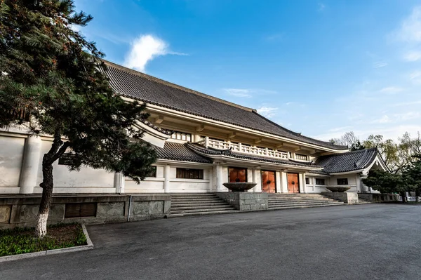 Ιστορικό Κτίριο Πρώην Τοποθεσία Του Ναού Shenwu Της Ιαπωνίας Στο — Φωτογραφία Αρχείου