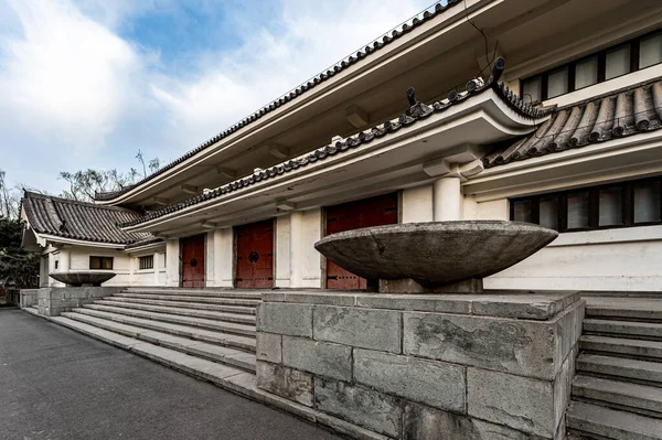 Ιστορικό Κτίριο Πρώην Τοποθεσία Του Ναού Shenwu Της Ιαπωνίας Στο — Φωτογραφία Αρχείου
