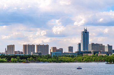 Scenery of Nanhu Park in Changchun, China