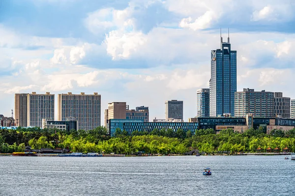 Scenery of Nanhu Park in Changchun, China