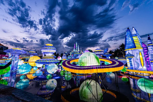 Scenes Fifth Summer Lantern Festival Changchun China — Stock Photo, Image