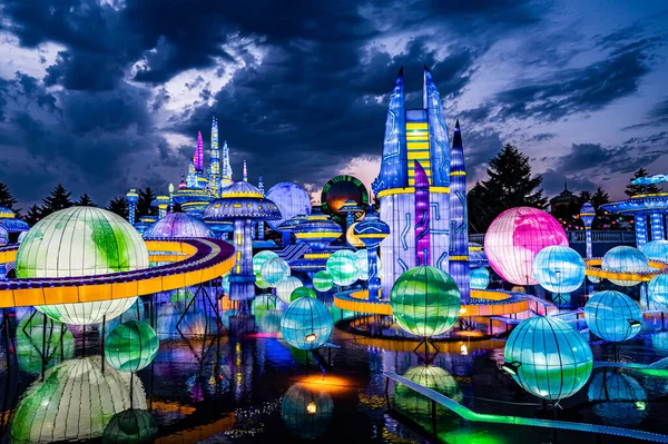 Scenes Fifth Summer Lantern Festival Changchun China — Stock Photo, Image