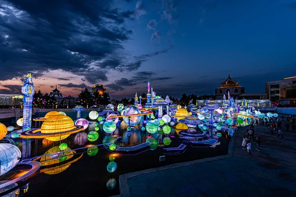 Cenas Quinto Festival Lanternas Verão Changchun China — Fotografia de Stock