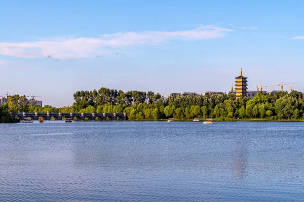 Changchun Çin Deki Kuzey Gölü Ulusal Wetland Parkı Manzarası — Stok fotoğraf