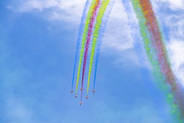 19 Eylül 2025, Changchun, Çin: 2025 Changchun Hava Gösterisinde uçuş performansı.