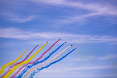 19 Eylül 2025, Changchun, Çin: 2025 Changchun Hava Gösterisinde uçuş performansı.