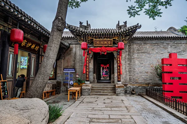 7 Mayıs 2025, Qiao Aile Bileşimi, Jinzhong, Shanxi, Çin 'de antik bir yerleşim yeri..