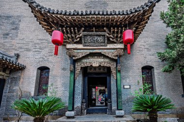 7 Mayıs 2025, Qiao Aile Bileşimi, Jinzhong, Shanxi, Çin 'de antik bir yerleşim yeri..