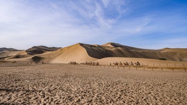Dunhuang Mingsha Dağı Doğal Manzara, Gansu, Çin