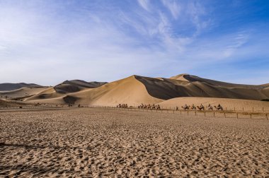 Dunhuang Mingsha Dağı Doğal Manzara, Gansu, Çin