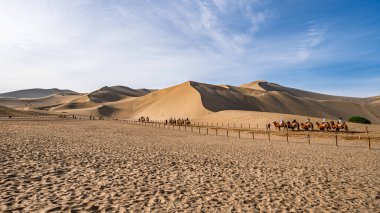 Dunhuang Mingsha Dağı Doğal Manzara, Gansu, Çin