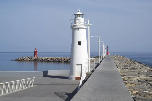 Luz de señal del rompeolas —  Fotos de Stock