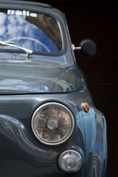 Carro clássico. Close up detalhe do carro clássico vintage — Fotografia de Stock