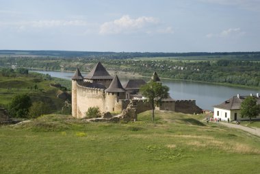 Khotyn Fortress, Western Ukraine clipart