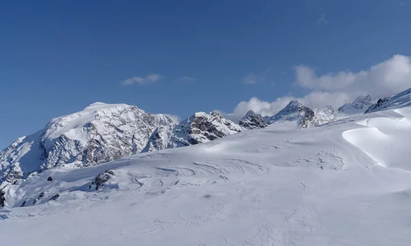 Güney Rhaetian Alp Dağları Nın Ortler Alpleri Sıradağları Talya — Stok fotoğraf