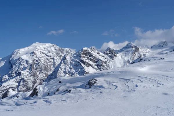 Cordillera Ortler Alps Del Grupo Montañoso Southern Rhaetian Alps Italia —  Fotos de Stock